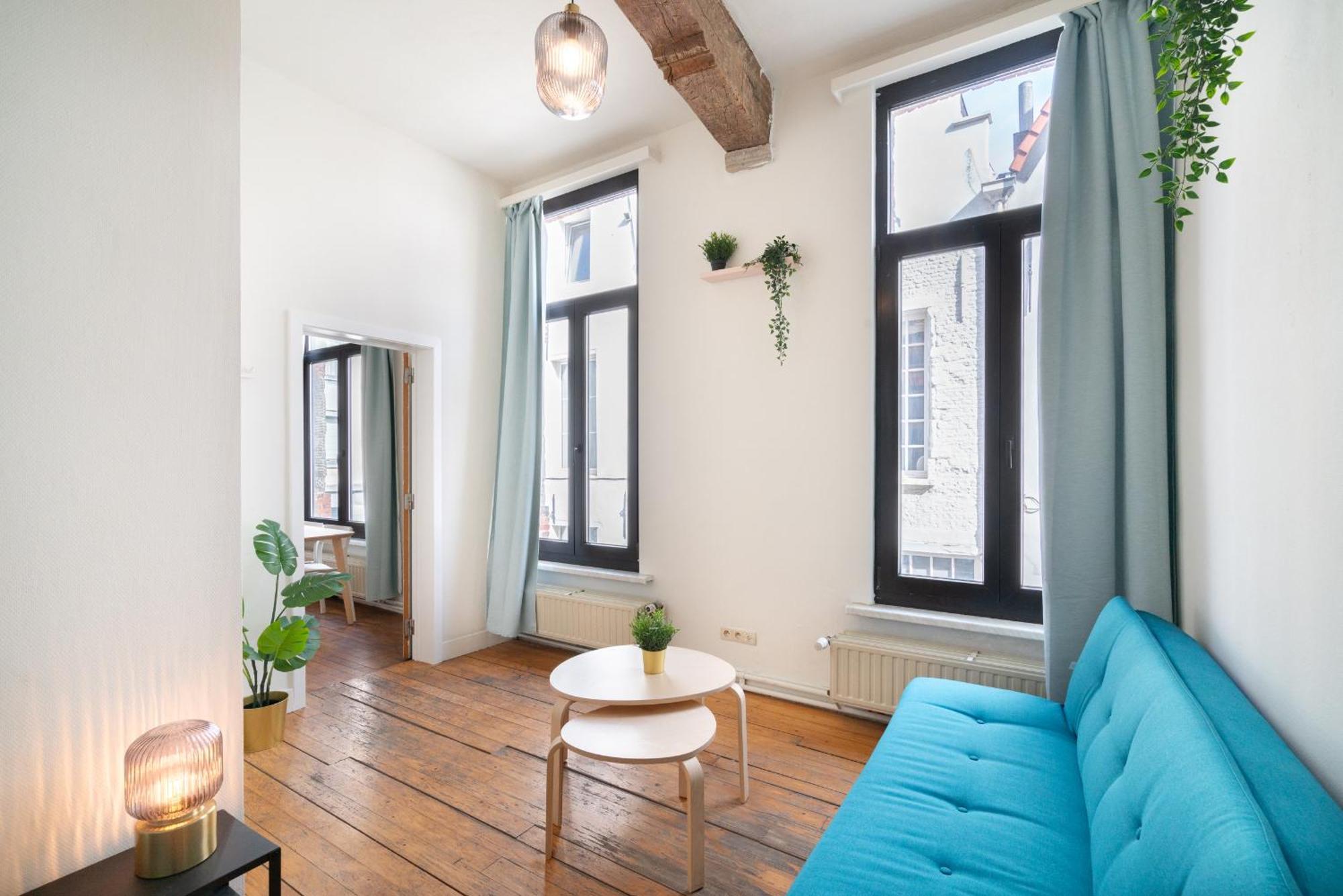 Authentic Apartments In The Center Of アントウェルペン エクステリア 写真