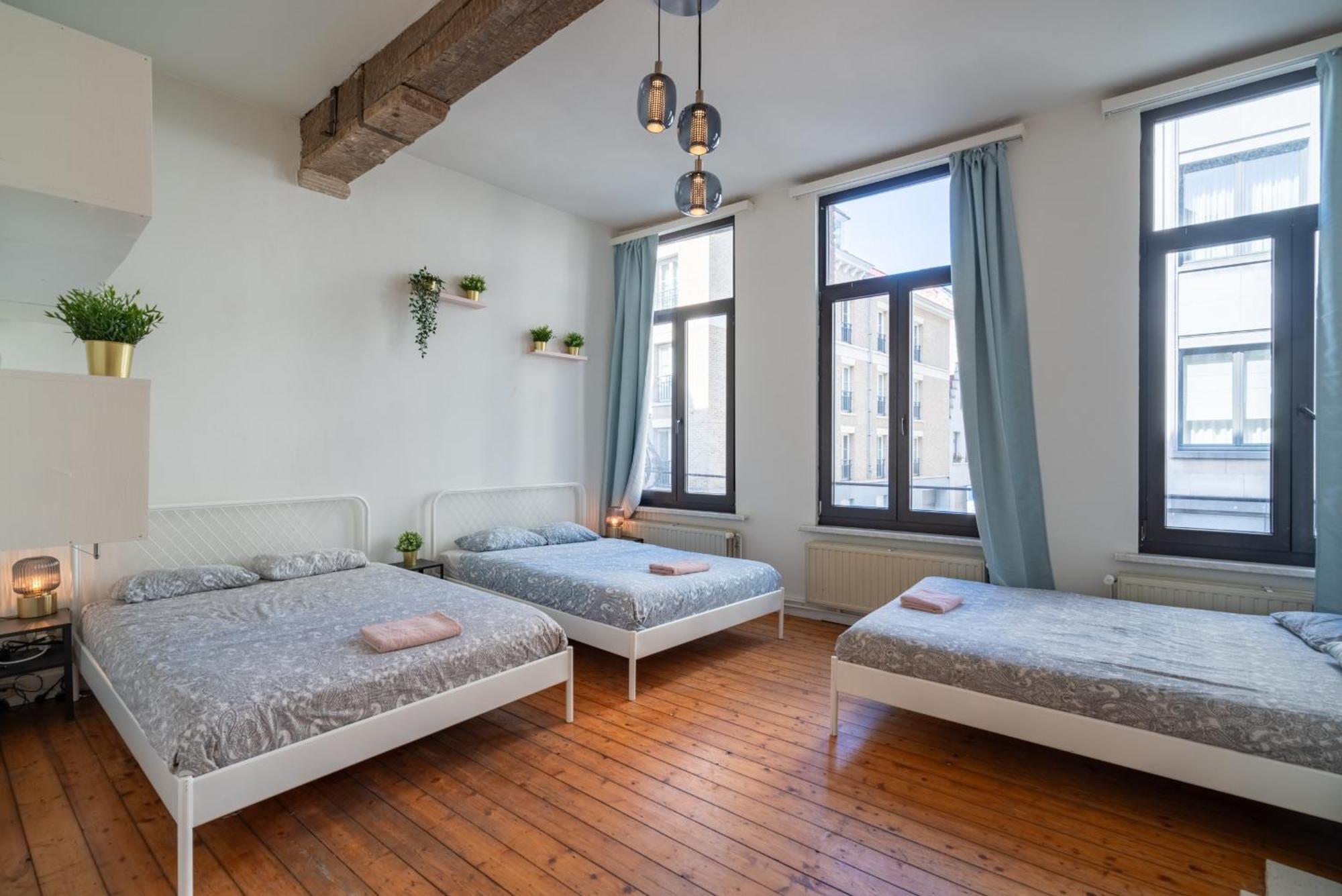 Authentic Apartments In The Center Of アントウェルペン エクステリア 写真